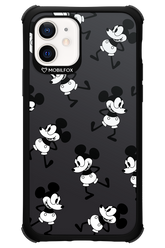 Iconic Mouse (antracite pattern) - Apple iPhone 12
