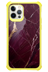 Burgundy Marble - Apple iPhone 12 Pro