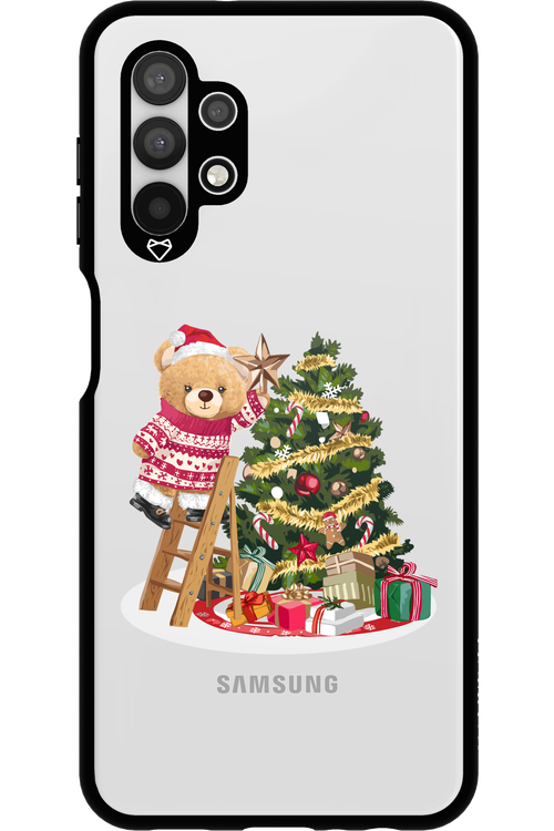Christmas Bear (Transparent) - Samsung Galaxy A13 4G