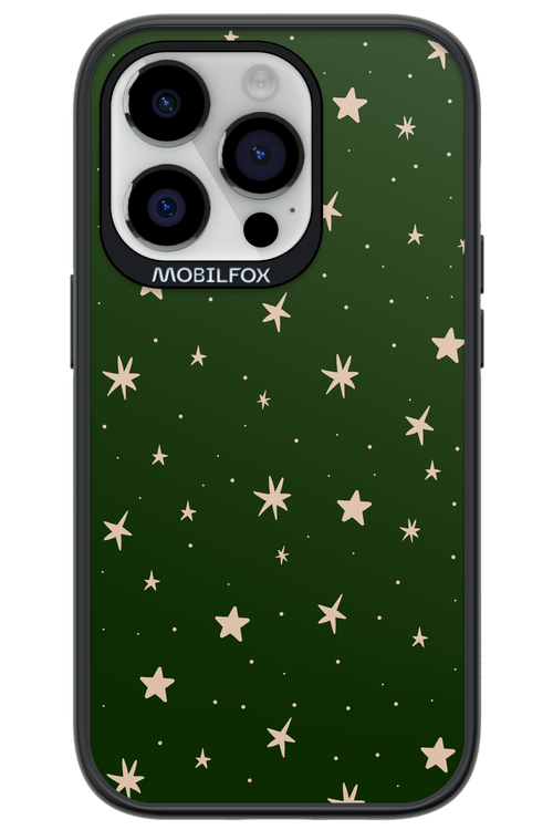 Forest Green Stars - Apple iPhone 14 Pro