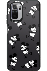 Iconic Mouse (antracite pattern) - Xiaomi Redmi Note 10