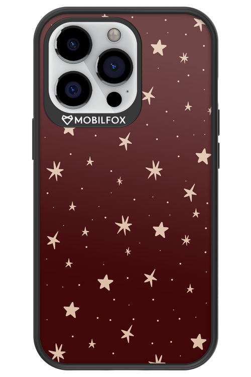 Burgundy Stars - Apple iPhone 13 Pro