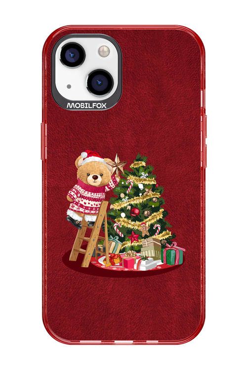 Christmas Bear (Burgundy) - Apple iPhone 13