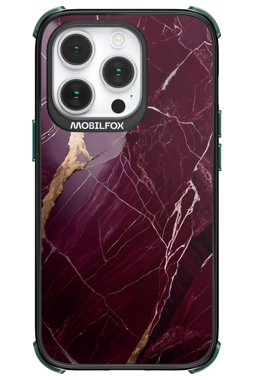 Burgundy Marble - Apple iPhone 14 Pro