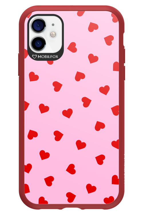 Sprinkle Heart Pink - Apple iPhone 11