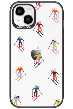 Snow Motion (Transparent) - Apple iPhone 15 Plus