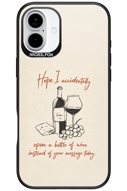 Bottle of wine 2.0 - Apple iPhone 16 Plus