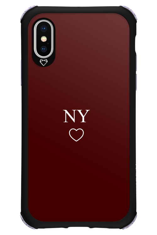 NY Burgundia 2.0 - Apple iPhone XS