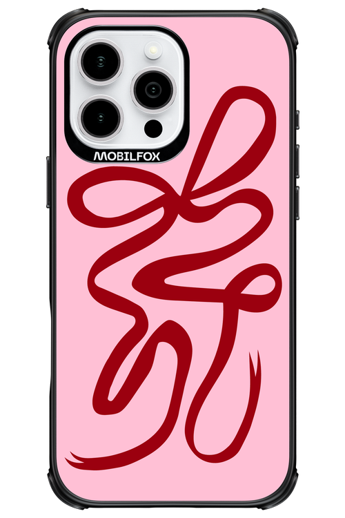 Burgundy Bow - Apple iPhone 16 Pro Max