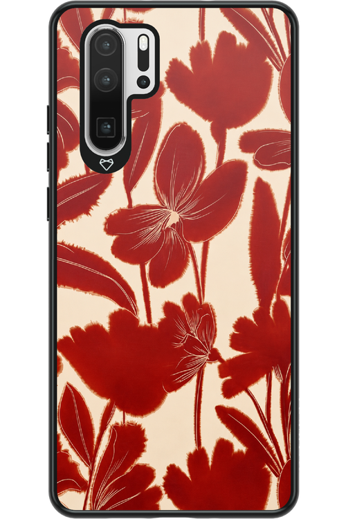 Burgundy Flowers 2.0 - Huawei P30 Pro
