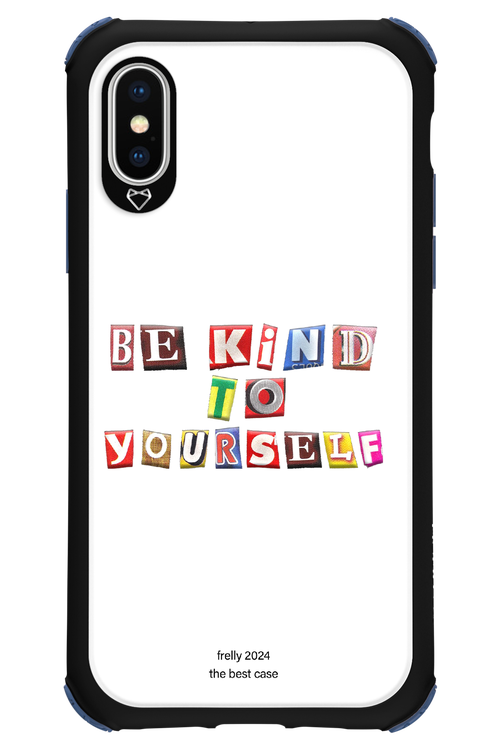 Be Kind To Yourself White - Apple iPhone XS