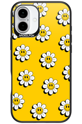 Smiley Flowers - Apple iPhone 16 Plus