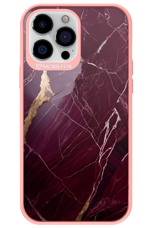 Burgundy Marble - Apple iPhone 13 Pro Max