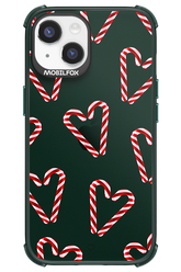 Candy Cane Hearts - Apple iPhone 14