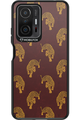 Burgundy Leopard Pattern - Xiaomi Mi 11T