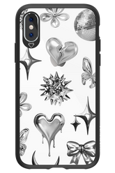 Silver Zone Transparent - Apple iPhone X