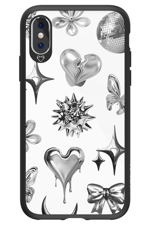 Silver Zone Transparent - Apple iPhone X