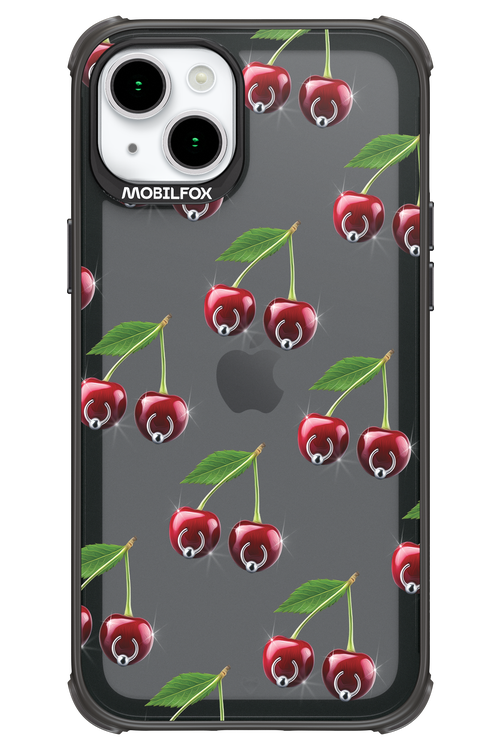 Spicy Cherries Transparent - Apple iPhone 15 Plus