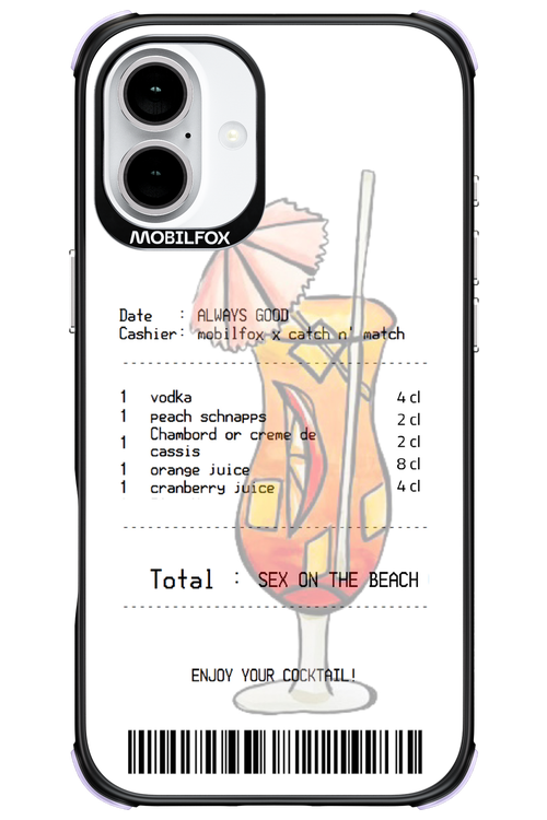 sex on the beach cocktail - Apple iPhone 16 Plus