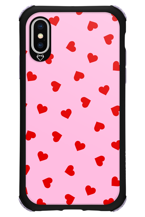 Sprinkle Heart Pink - Apple iPhone X