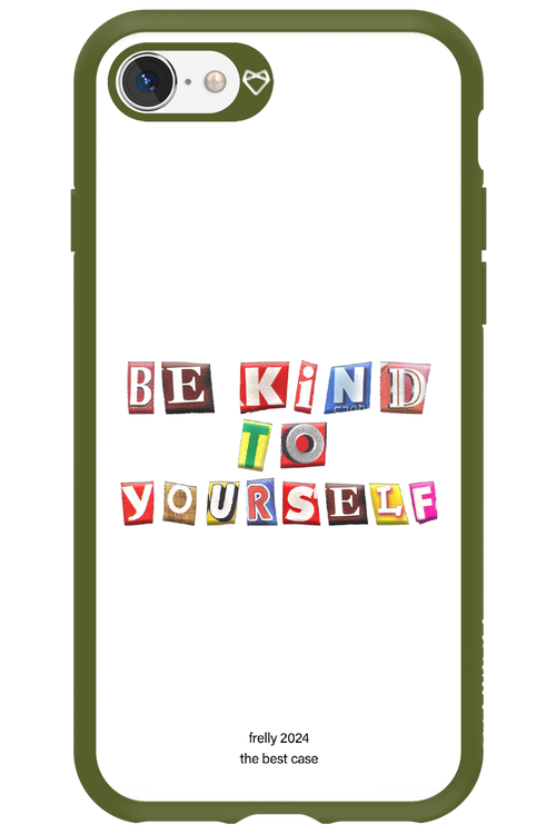 Be Kind To Yourself White - Apple iPhone 8