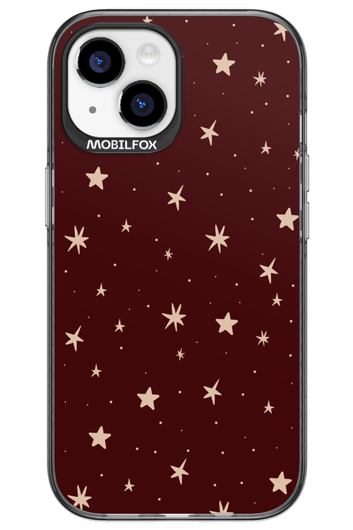 Burgundy Stars - Apple iPhone 15