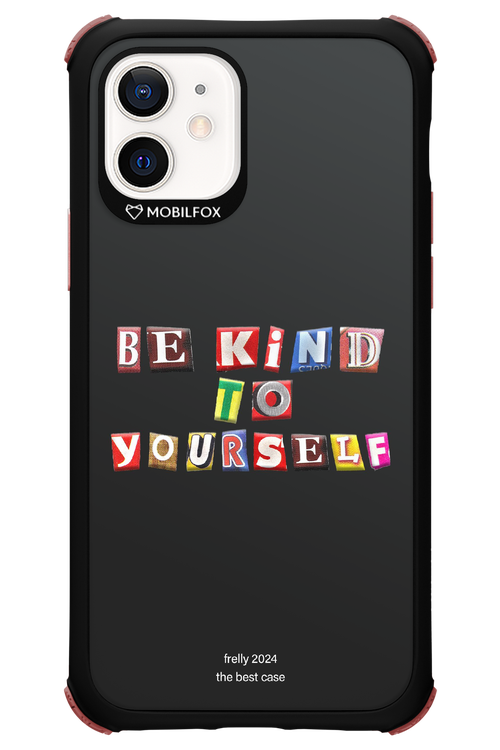 Be Kind To Yourself Black - Apple iPhone 12