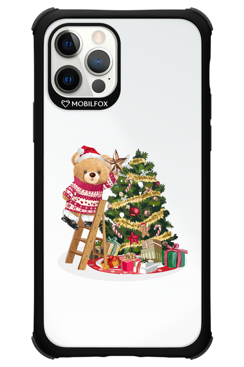 Christmas Bear (Transparent) - Apple iPhone 12 Pro