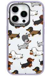 Scary Dachshund (Transparent) - Apple iPhone 15 Pro