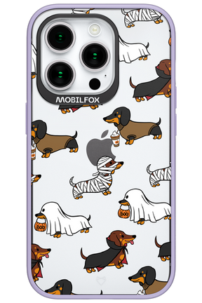 Scary Dachshund (Transparent) - Apple iPhone 15 Pro