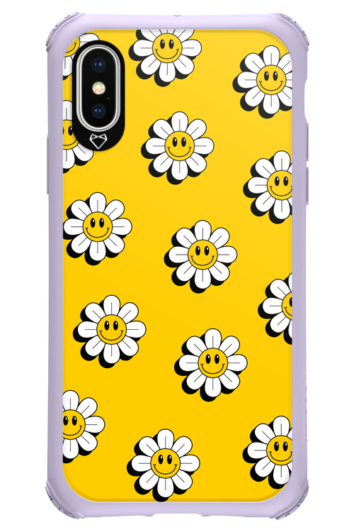 Smiley Flowers - Apple iPhone XS