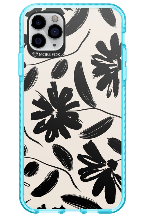 Monochrome Flowerss 2.0 - Apple iPhone 11 Pro Max