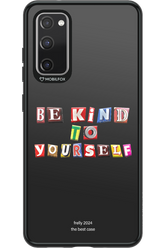 Be Kind To Yourself Black - Samsung Galaxy S20 FE