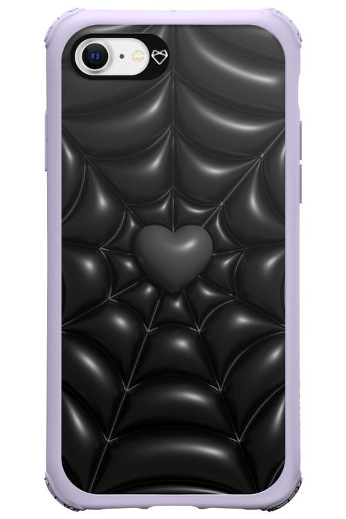 Black Spider Heart - Apple iPhone 8