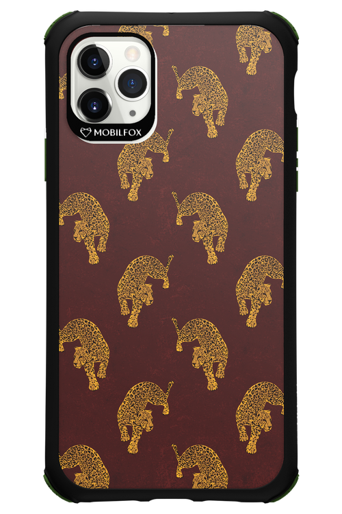 Burgundy Leopard Pattern - Apple iPhone 11 Pro Max