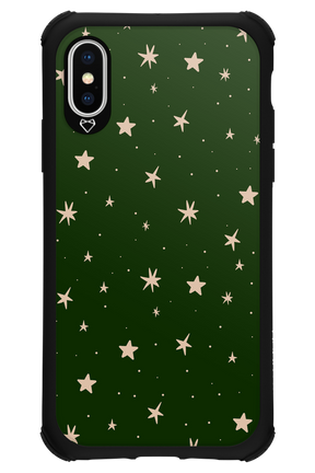 Forest Green Stars - Apple iPhone XS