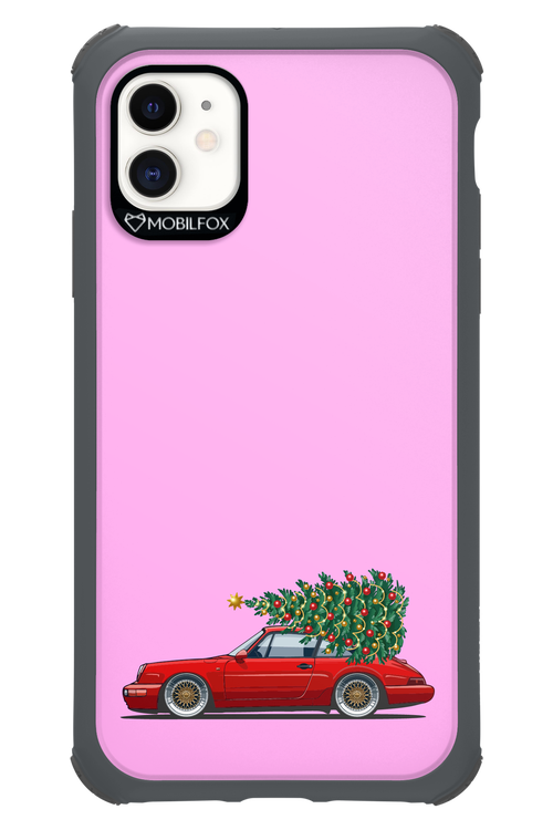 XMAS Car Pink - Apple iPhone 11