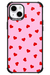 Sprinkle Heart Pink - Apple iPhone 15 Plus