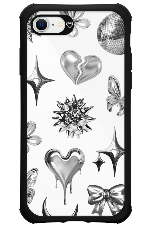 Silver Zone Transparent - Apple iPhone SE 2022