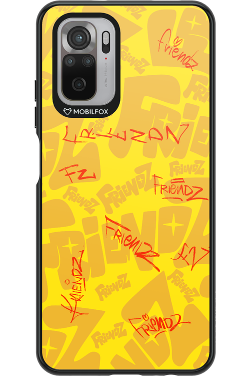 FRIENDZ Yellow - Xiaomi Redmi Note 10