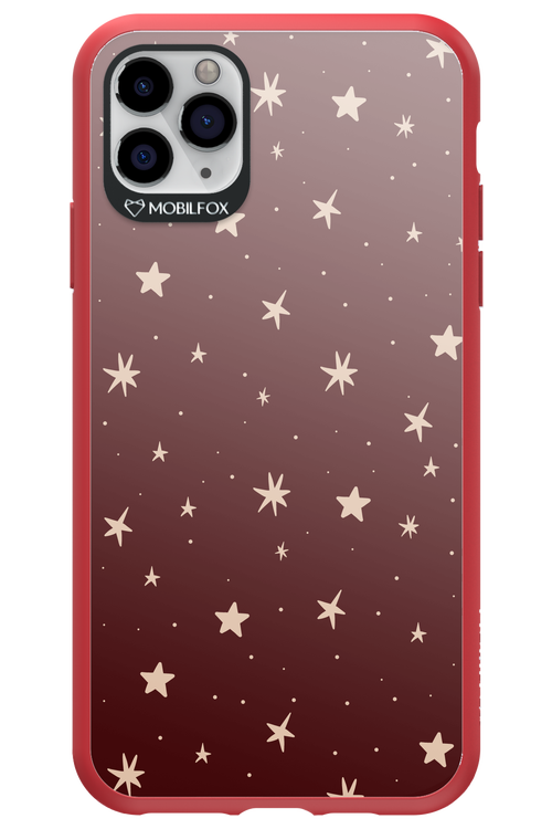 Burgundy Stars - Apple iPhone 11 Pro Max