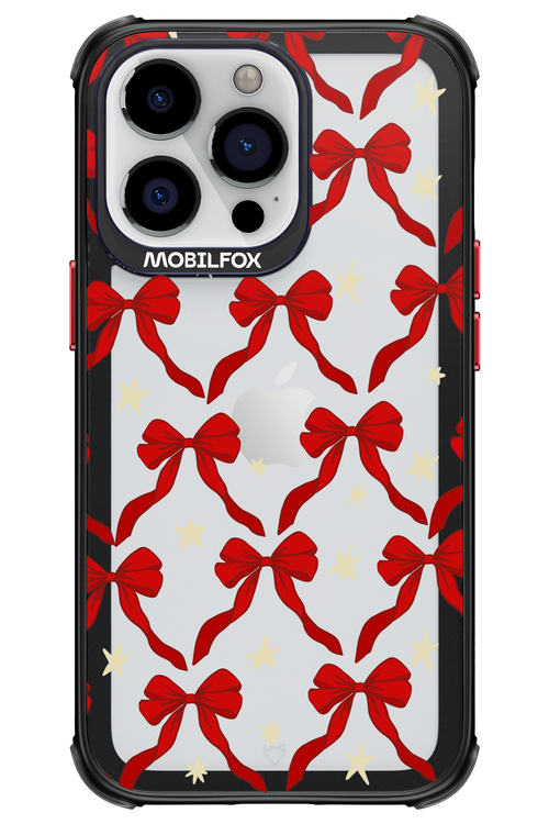 Bow & Stars (Transparent) - Apple iPhone 13 Pro