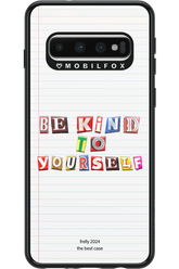 Be Kind To Yourself Notebook - Samsung Galaxy S10