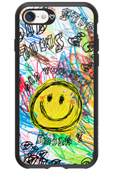 Crayon Smiley Colorful - Apple iPhone SE 2020