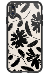 Monochrome Flowerss 2.0 - Apple iPhone XS Max