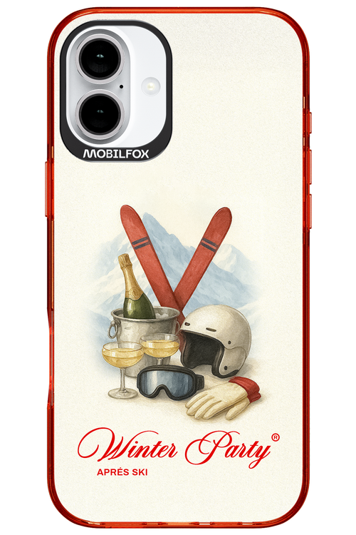 Winter Ski Party - Apple iPhone 16 Plus