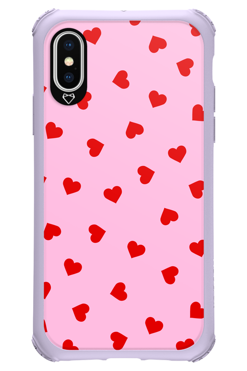 Sprinkle Heart Pink - Apple iPhone X