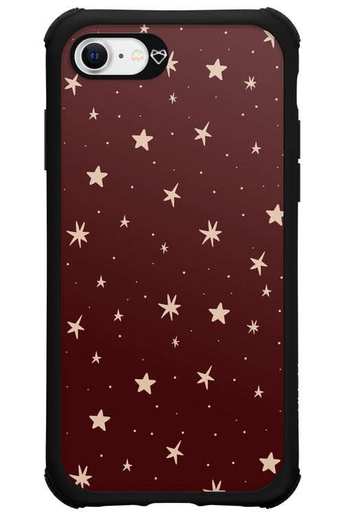 Burgundy Stars - Apple iPhone SE 2020