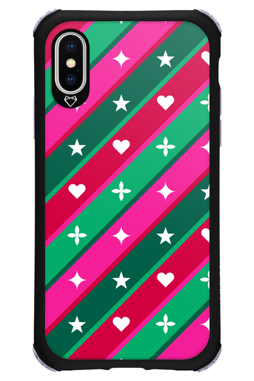 Christmas Stripes - Apple iPhone XS