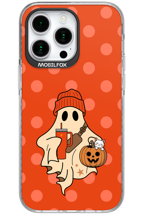 Ghost Girl (Orange) - Apple iPhone 15 Pro Max